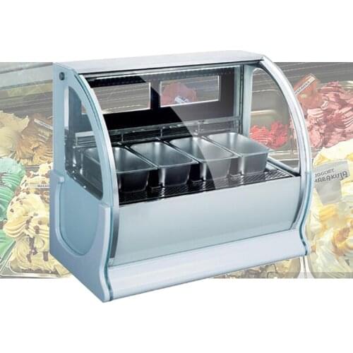 Commercial Ice Cream Display Cabinet large Capacity Hard Ice Cream Showcase Ice Porridge Freezers 220V