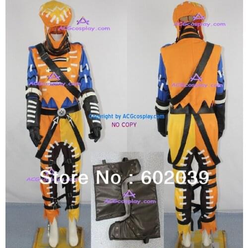 Hack G.U Azure Kite Cosplay Costume include boots cover and hat