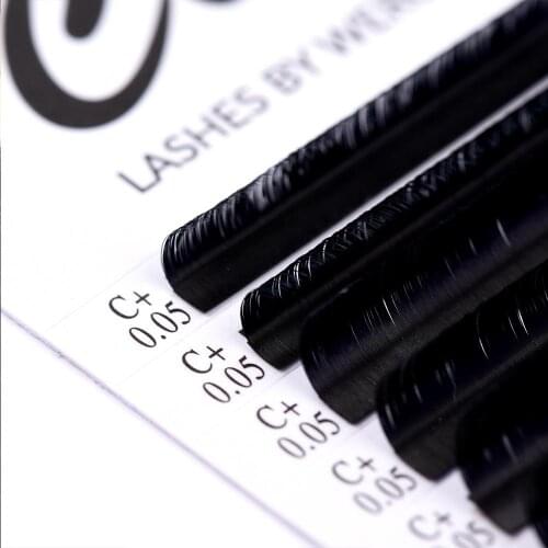 12rows Professional Individual Eyelashes Extension Russia Volume Eyelash Extension Supplies Materials