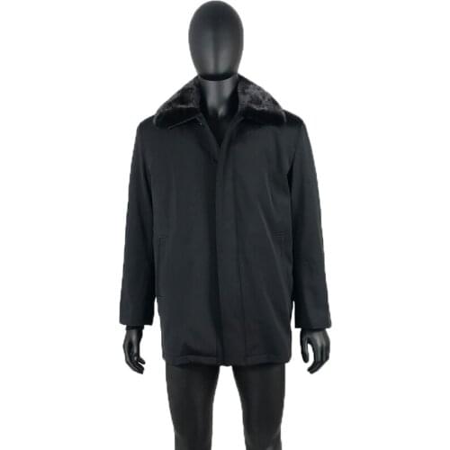 Winter Jackets Men Real Fur Parkas Natural Sheep Fur Coats 2021 New Casual Fashion Fur Outer Wear