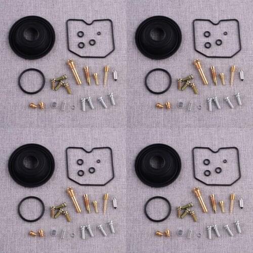 4 Sets Carburetor Repair Rebuild Kit Vacuum Diaphragm Fit for Suzuki GSF600S Bandit 1996 1997 1998 1999 2000 2001 2002 2003