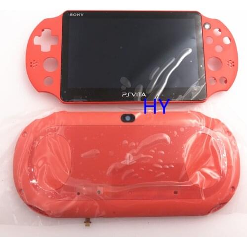 New Original LCD Screen Display With Touch Panel For PSVITA 2000 High Quality Back Cover Housing Shell For PS Vita 2000 Console