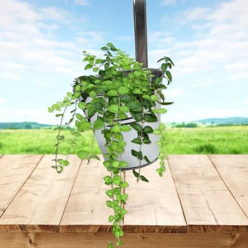 9PCS Balcony Plant Planter Removable Home Decor Hanging Flower Pots With Detachable Hooks Household Supplies Flower Buckets