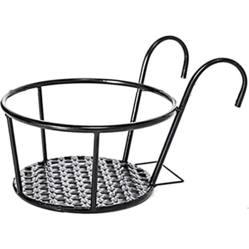 Hanging Type Stylish Iron Flowerpot Stand Home Office Balcony Decoration Gardening Accessories