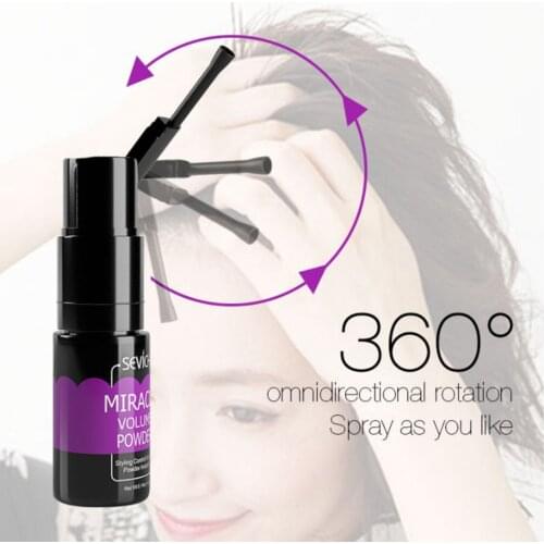 Hair Powder Thickening with Adjustable Spray Volume Control Oil