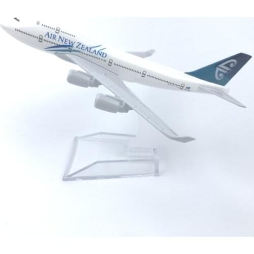16cm Alloy Aircraft Model New Zealand 747 Toy Aviation Souvenir Collection Diecast Aircraft Toys Airplane Airliner Kid Gifts Col