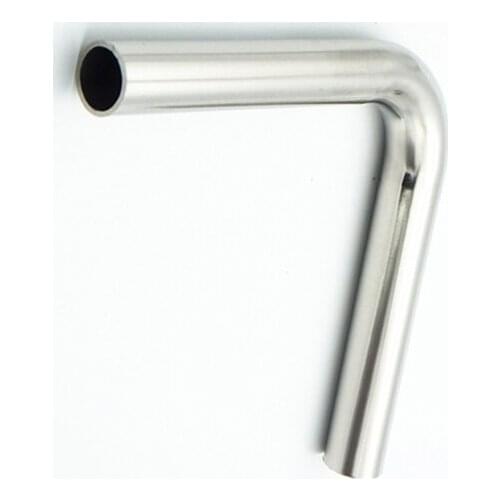 1-3/4" 45mm OD 304 Stainless Steel Sanitary Weld 90 Degree Elbow Pipe Fitting For Home Brew Homebrew Straight Pipe Length 150mm