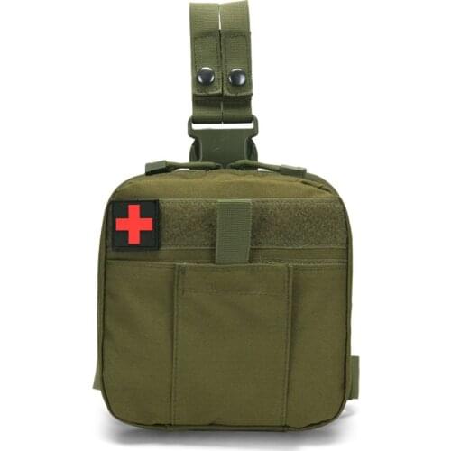 Camping Survival First Aid Bag First Aid Kit Medicine Organizer Home Car Waterproof Leg Emergency Kit Forest Survival 5 colors