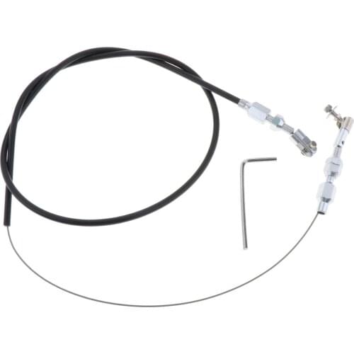 36" Black Housing Stainless Steel Throttle Cable with Wrench for LS1 4.8l 5.3l