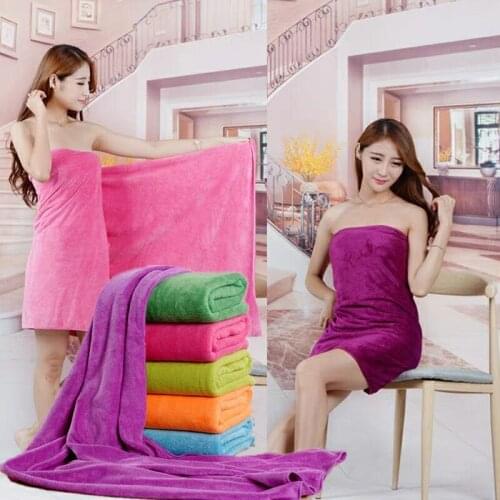 Bathroom Shower Towel 70x140cm Microfiber Absorbent Drying Bath Beach Towels Washcloth Swimwear Shower Bathtowel Cloth