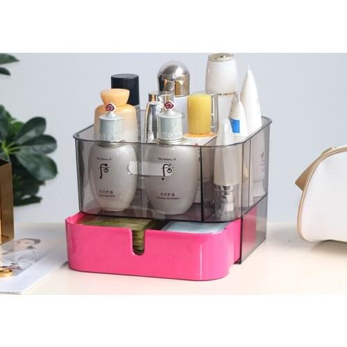 Makeup Organizer Drawers Plastic Cosmetic Storage Box Jewelry Container Make Up Case Makeup Brush Lipstick Holder Organizer