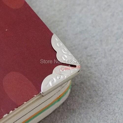 14.5mm 50 pcs / Lot Book Corner Protectors for Scrapbooking File Folder Albums BCT09