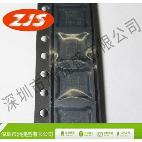 100% New Original In Stock MSP430G2553IRHB32R Marking::MSP430 IC QFN