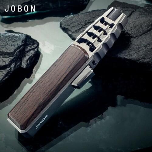 2020 New JOBON Metal Gas Kitchen Outdoor Barbecue Cigar Lighter Torch Turbine Windproof Pen Spray Gun Butane Lighter