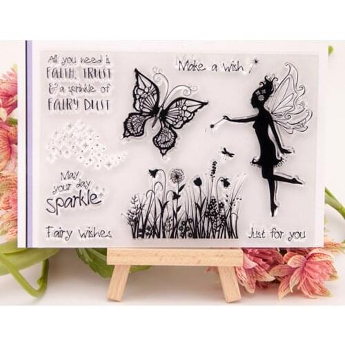 2021 Clear Stamp Plant Animals Forest Elf For DIY Scrapbooking Paper Cards Album Handmade Transparents Seal Soft Plastics Stamps