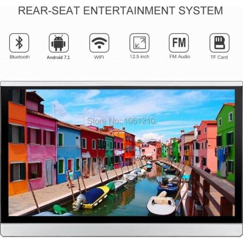 Ouchuangbo 12.5 inch Android 9.0 Car Monitor support Eight core Headrest MP3 player 1080