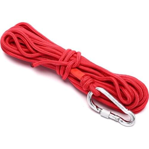 Hot Sale 10M Hot New Red Fishing Magnets Rope Strong Search Magnets Fishing Pot Fishing Magnet Rope Dropshipping