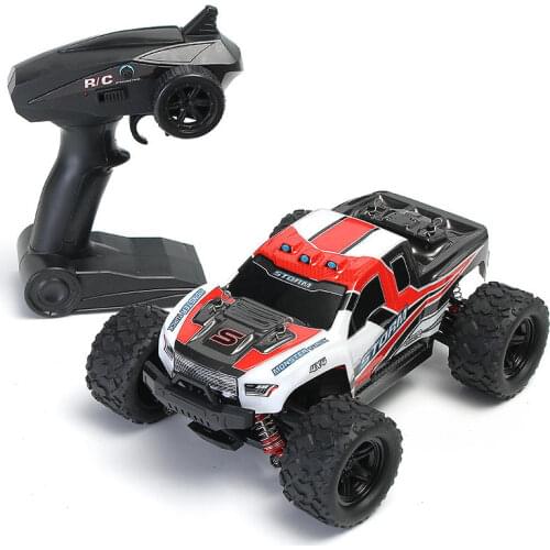 HS 18301/18302 1/18 2.4G 4WD 40 + MPH High Speed Big Foot RC Racing Car OFF-Road Vehicle Toys VS A959-B 12428