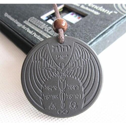 Flying Man Quantum Pendant Flyman Scalar Energy Necklace anti radiation 4g 5g wifi radiation Blocker protection shungite Stone