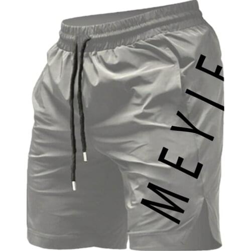 Summer Men Fitness Shorts Bodybuilding Joggers Quick-drying Cool Shorts Pants Male Casual Brand Sweatpants Gyms Shorts Men