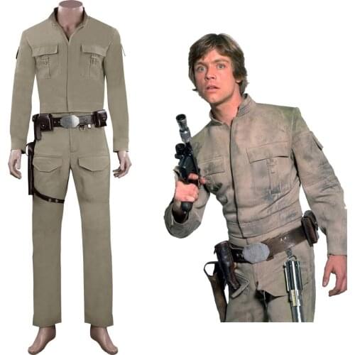 Luke Skywalker Cosplay Costume Outfits Halloween Carnival Suit