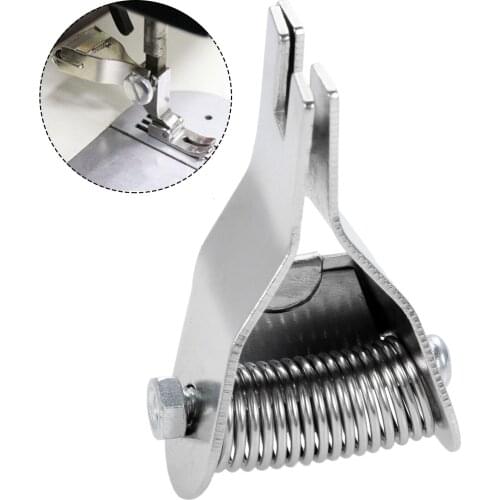 Metal GS1 Flatcar Presser Foot Industrial Sewing Machine Grip Snip Thread Cutter with Concealed Spring Cutting Knife Tool42*25mm