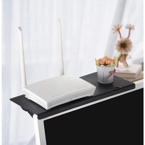 Multi-function Rack Screen Top Rack TV Storage Display Rack Office Computer Desk Storage Folder Bracket Accessories For TV