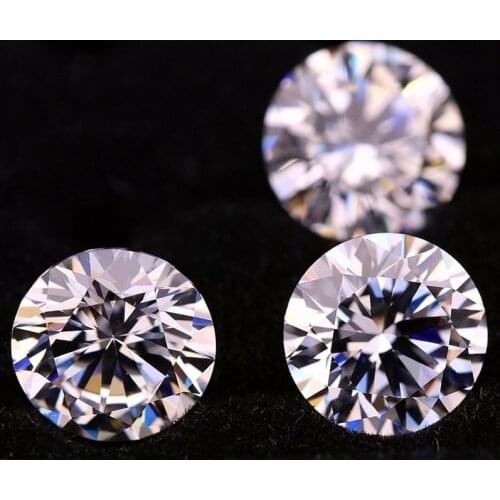 Free shipping china selling 9.5mm-12mm moissanite D color moissanite diamonds for jewelry making