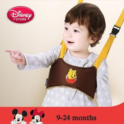 Disney 9-24 Baby Walker Baby Seat Belt Assistant Infant and Child Toddler Walking Waist Protection Type Anti-fall Four Seasons