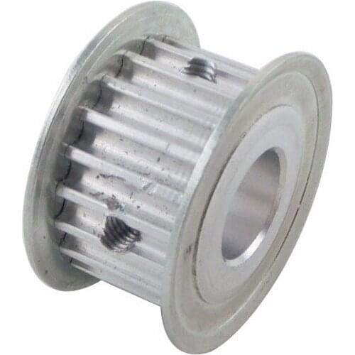 Aluminum Alloy 5M Type 20T 20 Teeth 14mm Inner Bore 16mm Belt Width 5mm Pitch Timing Belt Pulleys with M5 Screws