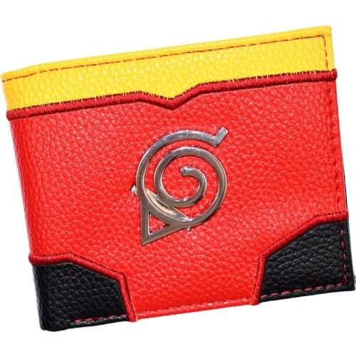 Japanese Anime Wallet Short Wallet With Coin Pocket Zipper Poucht Billetera