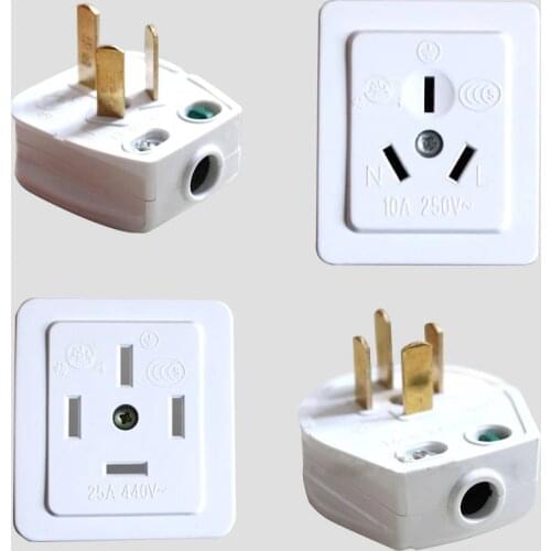 10A/16A/25A 250V/440V Three Phase Four Wire And Single Phase Three Pole DIY Industrial Power Plug Socket Surface Mount Outlet
