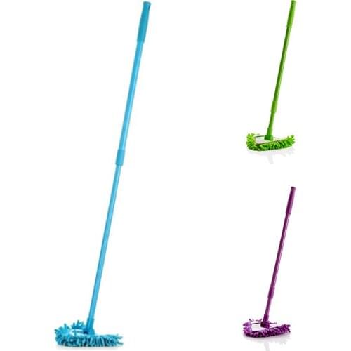 2 Pack Microfiber Retractable Mops Chenille Replaceable Cleaning Cloth Practical Multifunction Absorbability Mops