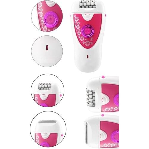 722-v Turbo 2 In 1 Waterproof Hair Removal Tool Epilator Device hair Removal Machine Women Care Kit