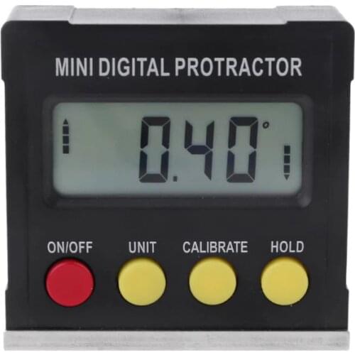 360 Degree Digital Protractor Inclinometer Electronic Level Box Magnetic Base Measuring Tools