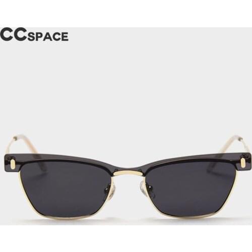 49433 Cat Eye Polarized Sunglasses Retro Men Women Fashion Shades UV400 Vintage Glasses