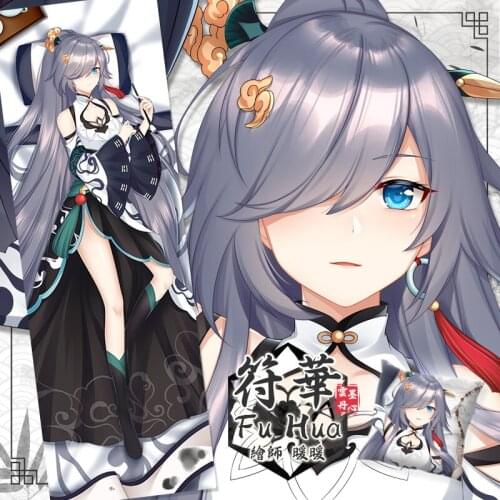 Anime Game Honkai Impact 3 Fu Hua Sexy Dakimakura Hugging Body Pillow Case Otaku Male Pillow Cushion Cover Bed linings New SM