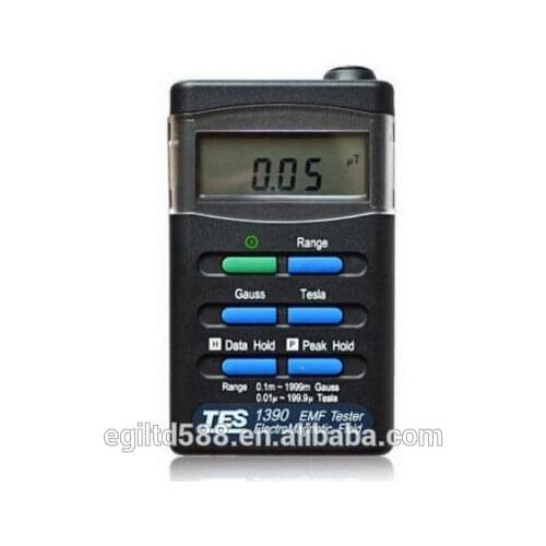 TES TES-1390 Radiation Detectors EMF Gauss Field Meter Electromagnetic Wave Tester