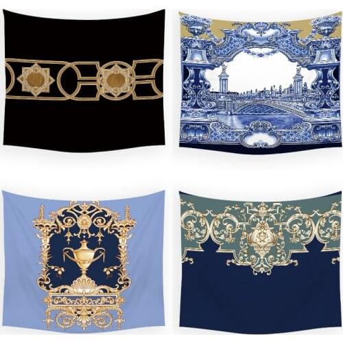 European pattern carved boho decoration home decor college dorm home decoration wall ocean tapestry witch tapestry one direction