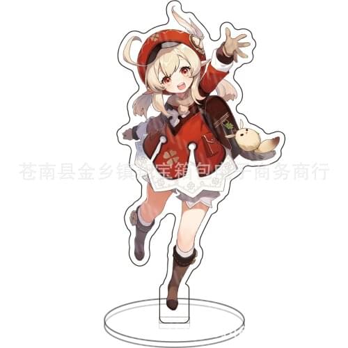15CM Genshin Impact Anime Figure Acrylic Stand Model Toy Hutao Raiden Shogun Kokomi Kazuha Ayaka Action Figures Desk Decoration