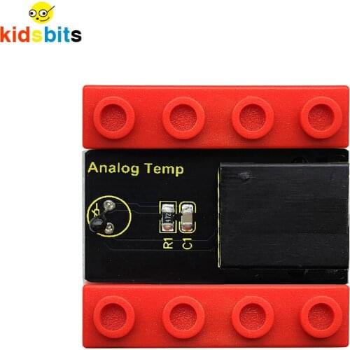 Kidsbits Blocks Coding Analog Temperature Sensor Module Thermistor Sensor For Arduino STEM Programming Education