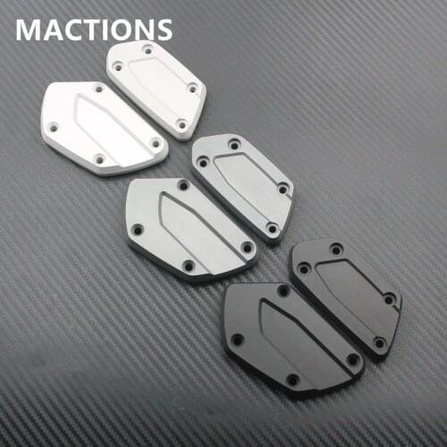 Front Brake Clutch Reservoir Cover Caps Pair Motorcycle Part CNC For R NineT R1200GS LC 2013-2016. R1200R RS LC 2015-2016