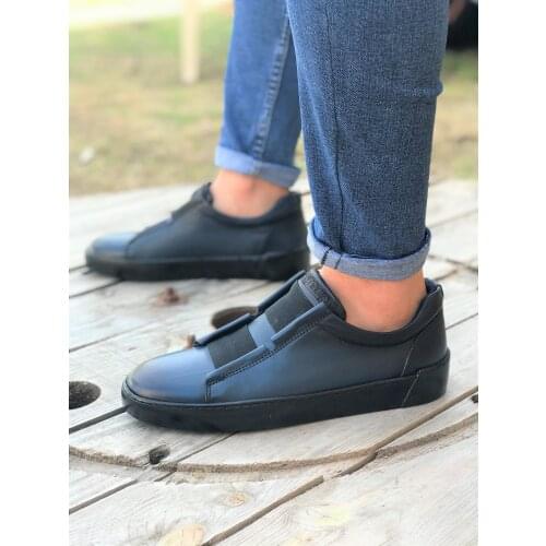 Mancastello Genuine Leather Casual Male Shoes