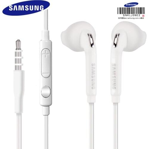 Original SAMSUNG Earphone EG920 Wired with Black Storage Box 3.5mm plug In-ear Gaming Headsets Support Galaxy S6 S8 S8P S9 S9P