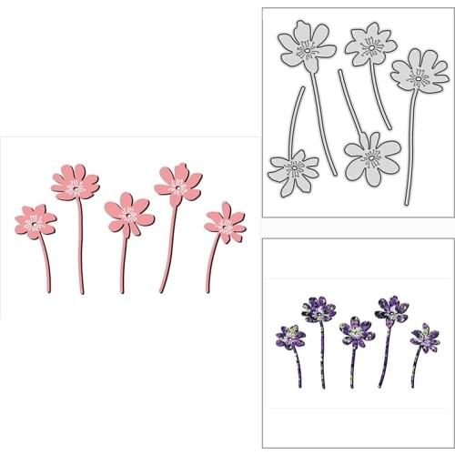 New 2021 Spring Gorgeous Flower Metal Cutting Dies for DIY Scrapbooking and Card Making Decorative Embossing Craft No Stamps