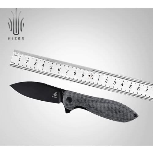 Kizer Folding Blade Knife V3579N1 / V3579N2 Infinity 2021 New Micarta or G10 Handle with N690 steel Blade Designed by Azo