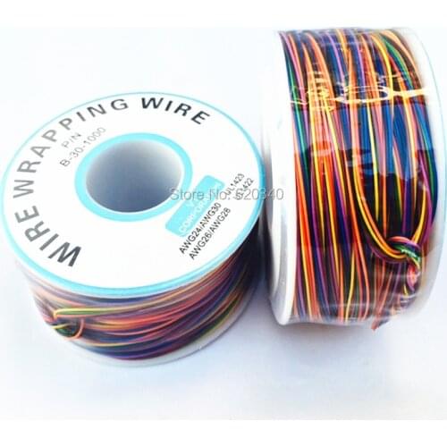 2pcs Eight kinds color Wire Wrapping Wrap AWG30 ok line electrical wire line FOR Laptop motherboard PCB connect welding