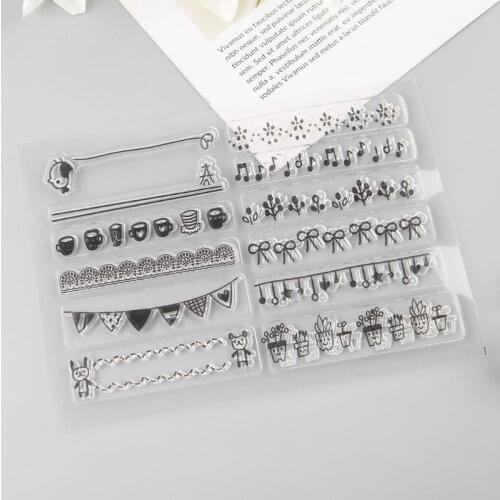 M17D Musical Note Silicone Clear Seal Stamp DIY Scrapbooking Embossing Photo Album Decorative Paper Card Craft Art Handmade Gift