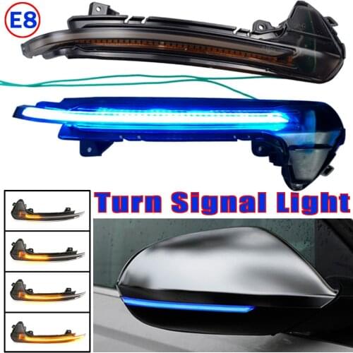 2pcs For Audi A6 RS6 4G C7 7.5 2012 2013 2014 2015 2016 2017 2018 Dynamic Flowing Side Mirror LED Turn Signal Water Blink Light