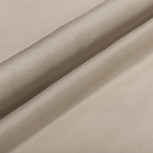 High quality 100% pure 8mm silk habotai fabric camel color 114cm width 45" in stock NO.15